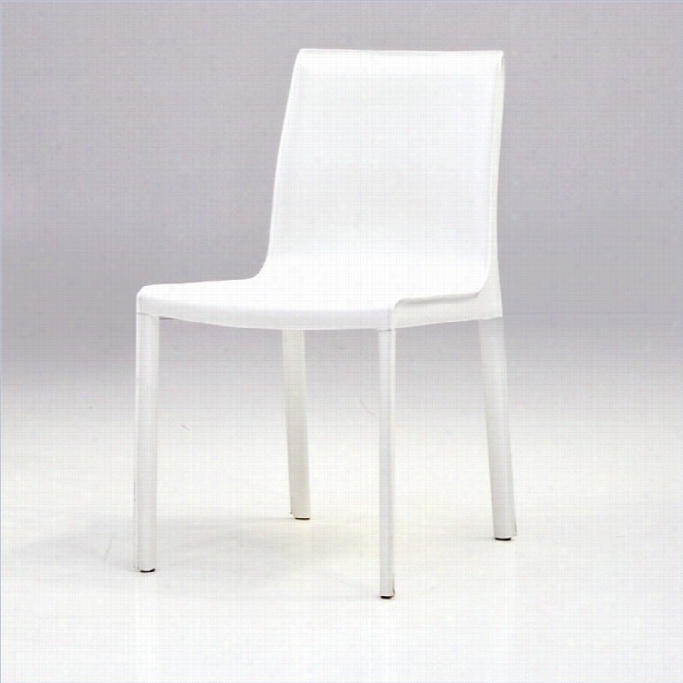 Mobital Fleur Dining Chair In White