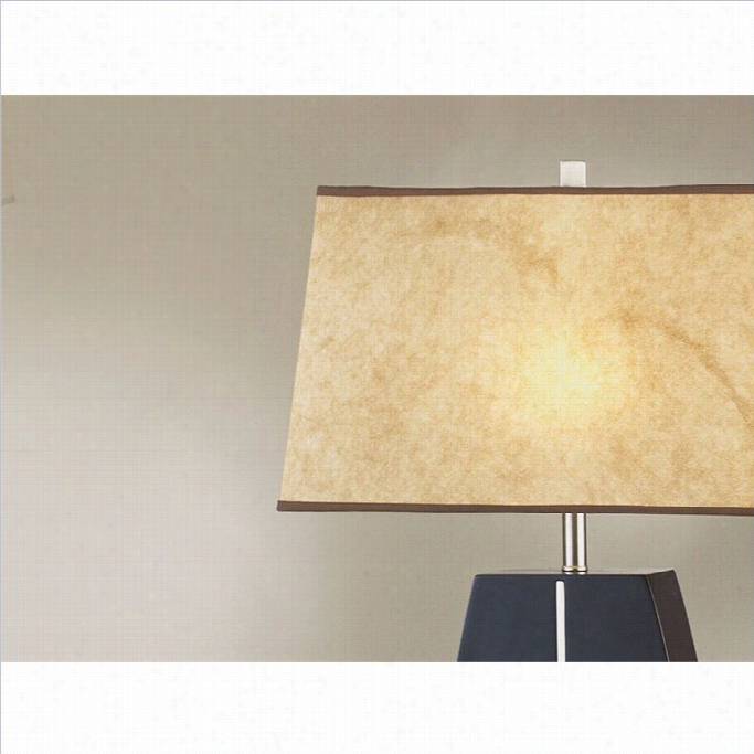 Nova Lighti Ng Ddelacy Slab Lamp In Dark Brown