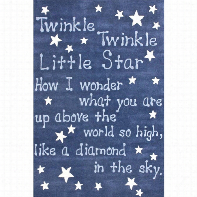 Nuloom 5' X 7' Hand Tufted Twinkle Twinkle Rug In Sky