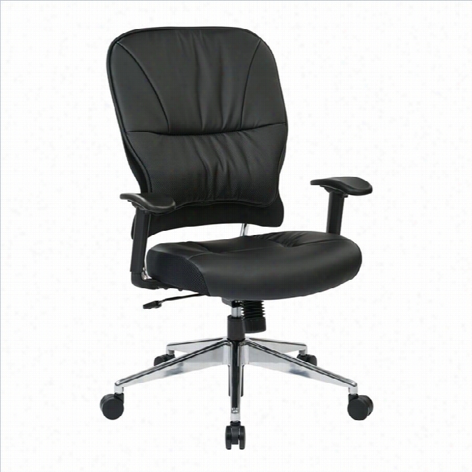 Office Star 32 Series Eco Leather Managers Offfice Chair In Black
