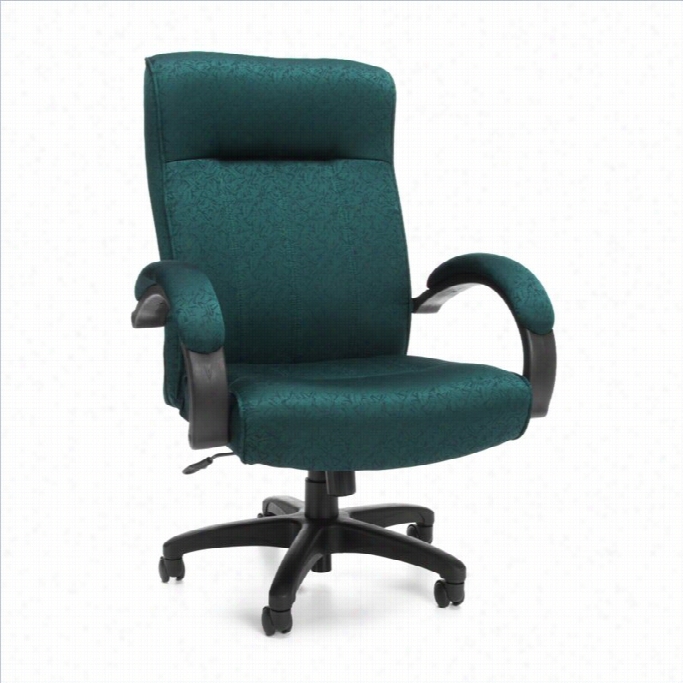 Ofm Stature Seriese Xecutive High Back Conference Offoce Chair In Teal