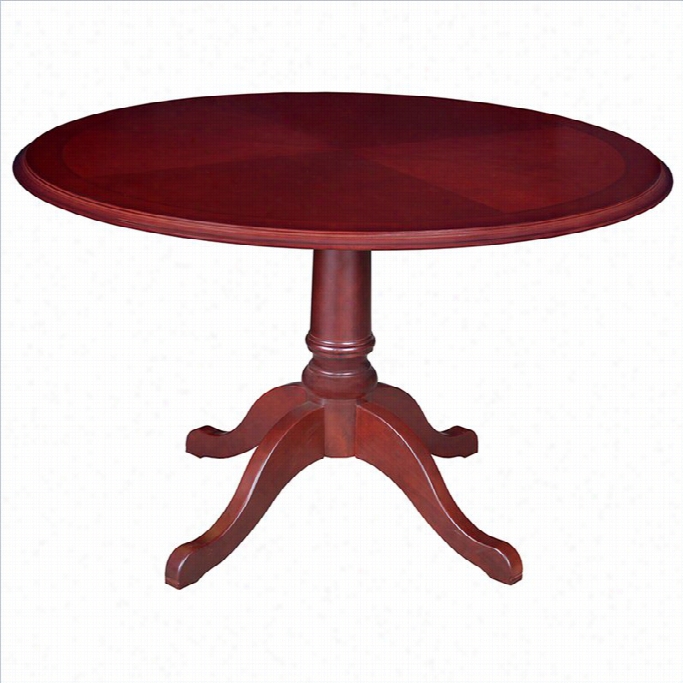 Regenyc Pdestige Round Table In Mahogany-42 Inch