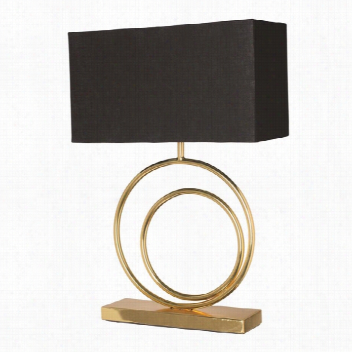 Renwil Scion Table Lamp In Gold Platede