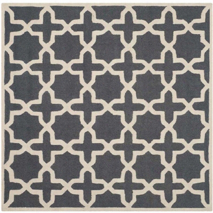 Safavieh Cambridge Dark Grey Transitional Rug - Square 4'