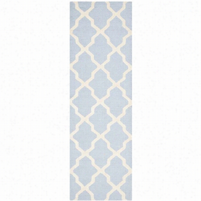 Sfavieh Cambridge Light Blue Transitional Rug - Runner 2'6 X 14'