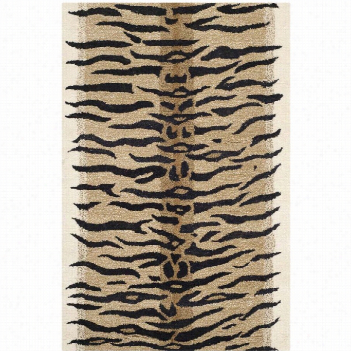 Safavie H Soho Rectangle Rug In Beige / Black