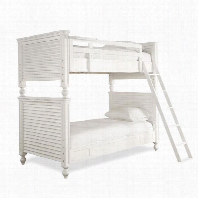 Smartstuff Black Andwhite All American Twin Bu Nk Bed In White