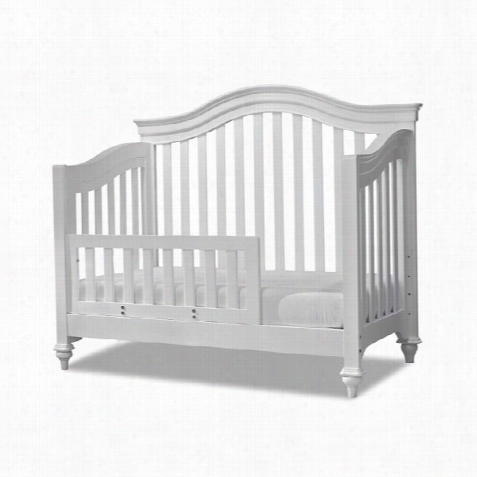 Smartstuff Classics 4.0 Convertible Toddler Rail Crib In Summer White