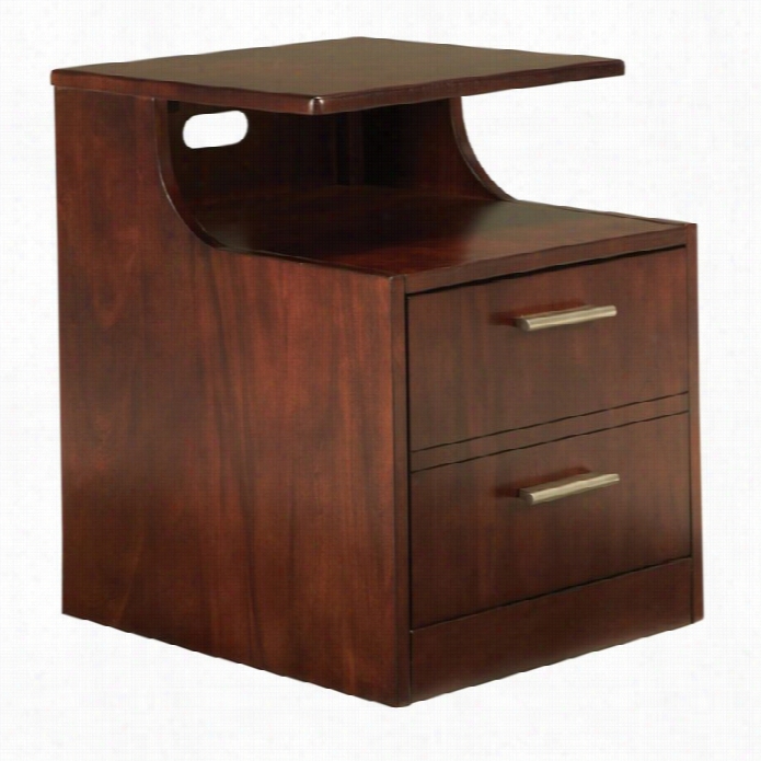 Somerton Studio File Cabinet In Mid Tone Brown Mahogan