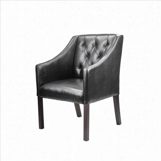 Sonax Corliving Antonio Leather Club Chair Inblack (write Of 22)