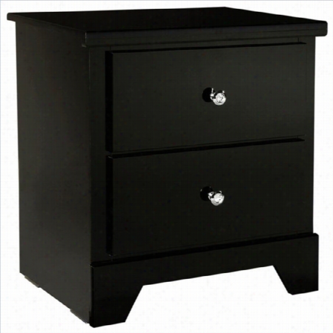 Standard Furniture Marilyn Black Nightstand