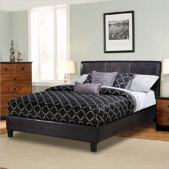 Standard Furniture New York Upholstered Bed In Black