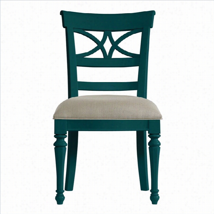 Stanley Furnitrue Coastal Living Retreat Sea Watch Dining Chair In  Belize Teal