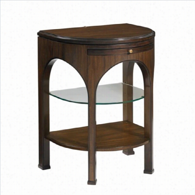 Stanley Furniture Crestaire Alexander Telephone Table In Porter