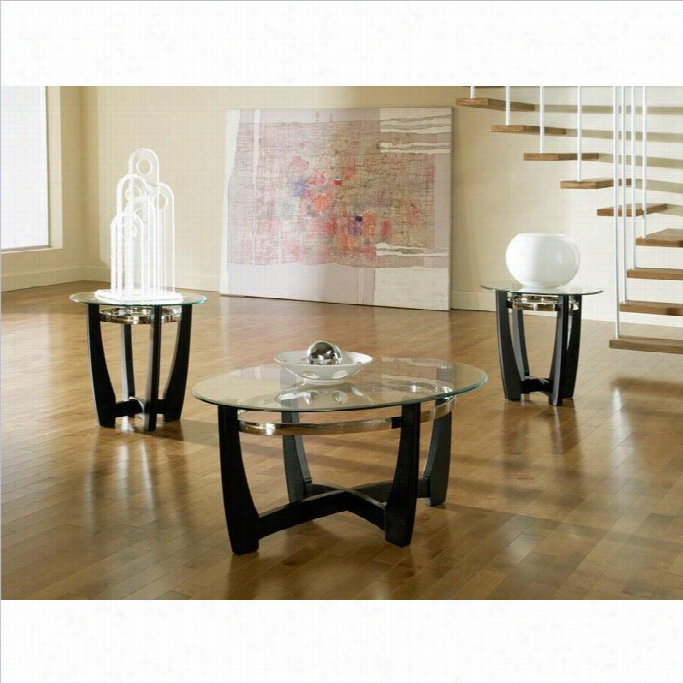 Stve Silver Company Matinee 3 Piece Coffee Table Set