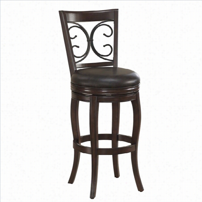 American  Heritage Taeanto 26 Counter Stool In Navajo And Tobacco