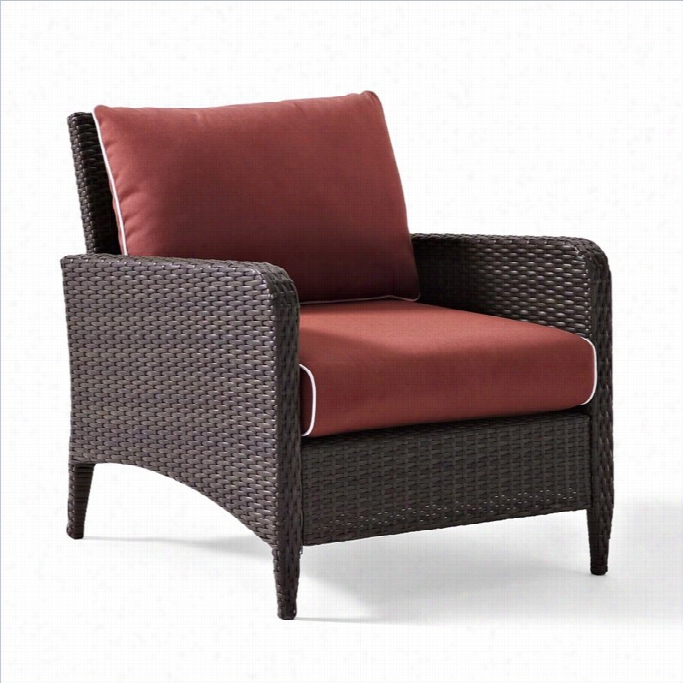 Crosley Kiawah Outdoor Wicker Arm Chair