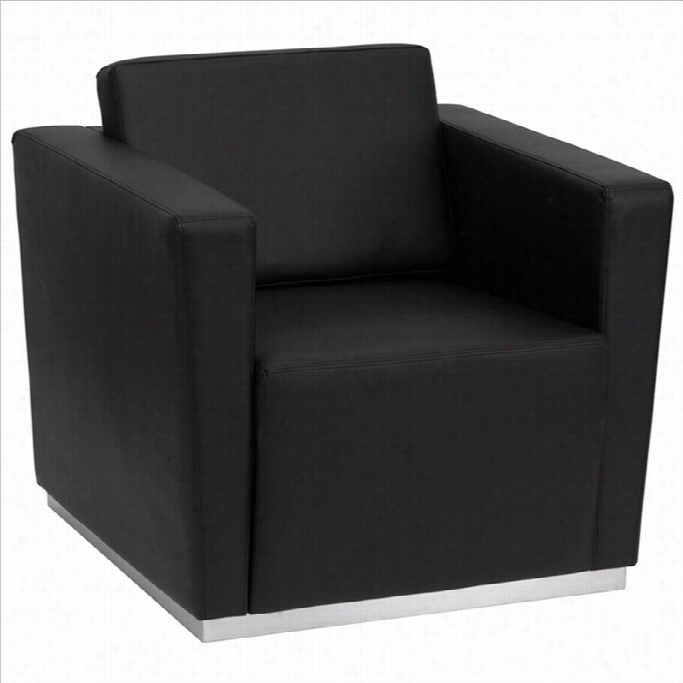 Flash Furniture Hercuels T Rinity Series Contemporary Chairman In Black