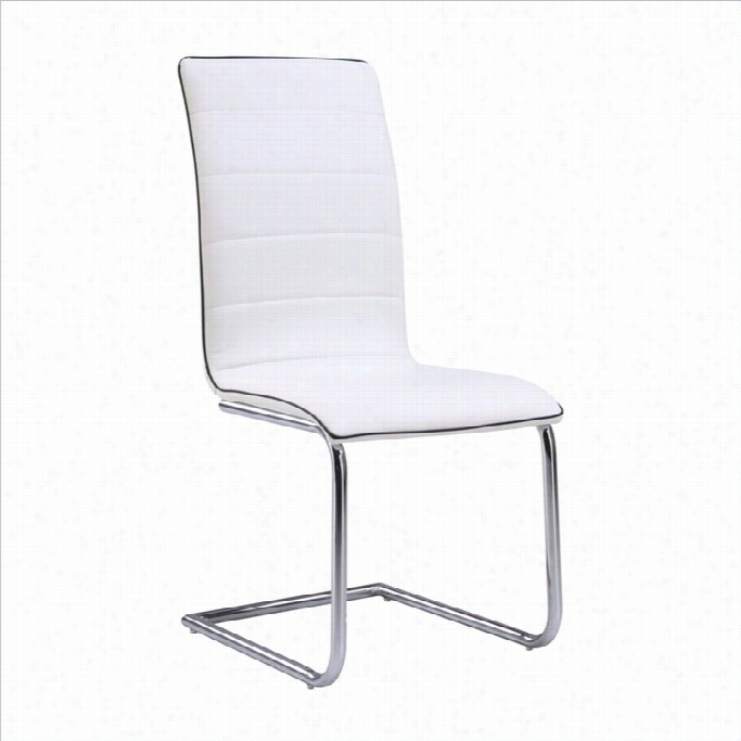 Global Dining Chair In White