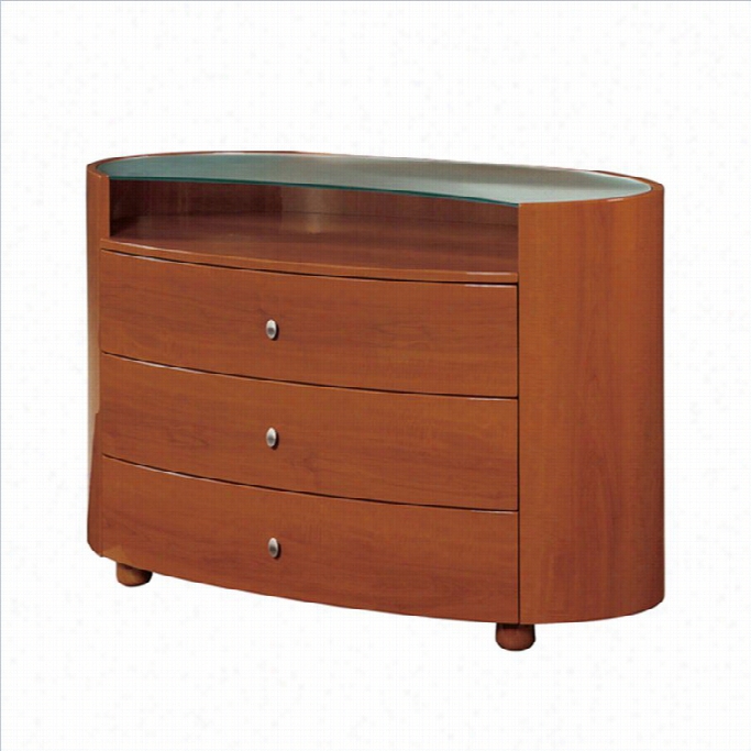 Global Furniture Emily Dresser In Cherry