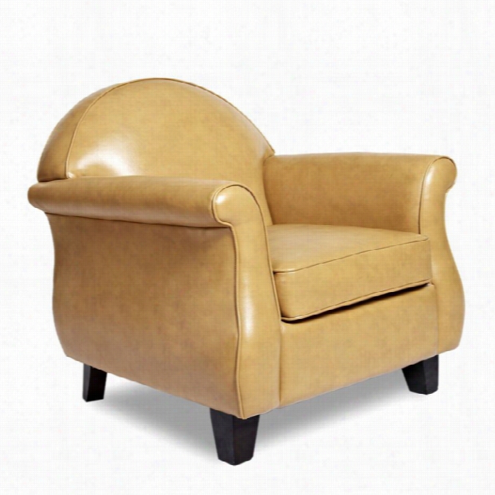Gold Sparrow Fresno Leather Arm Chair In Sand