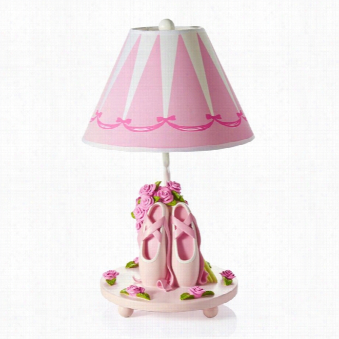 Guidecraft Ballet Bouquet Lamp In Pink And White