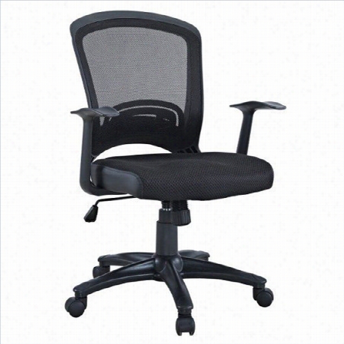 Manhatttan Comfort Gravie Classic Office Chair In Black