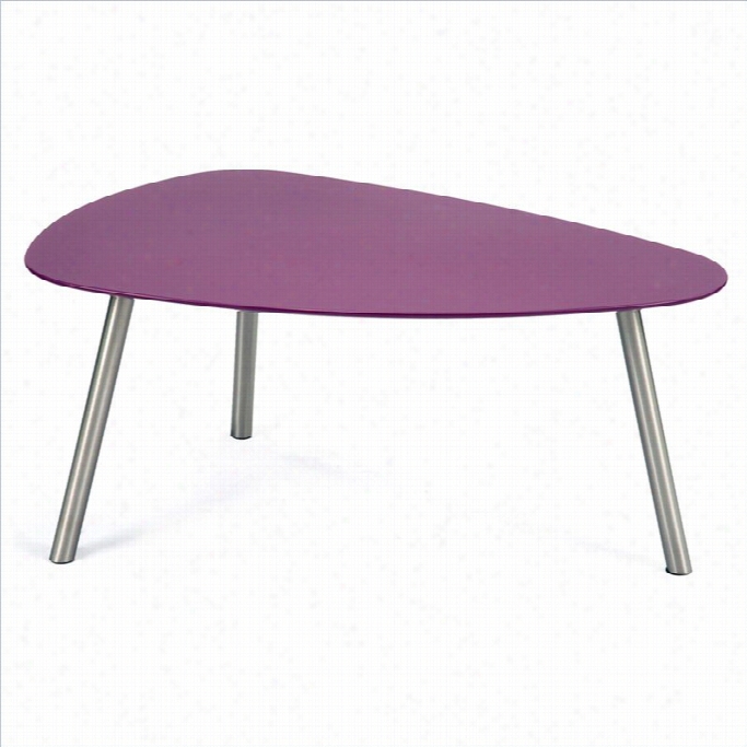 Moe's Helsinki Side Table In Purple