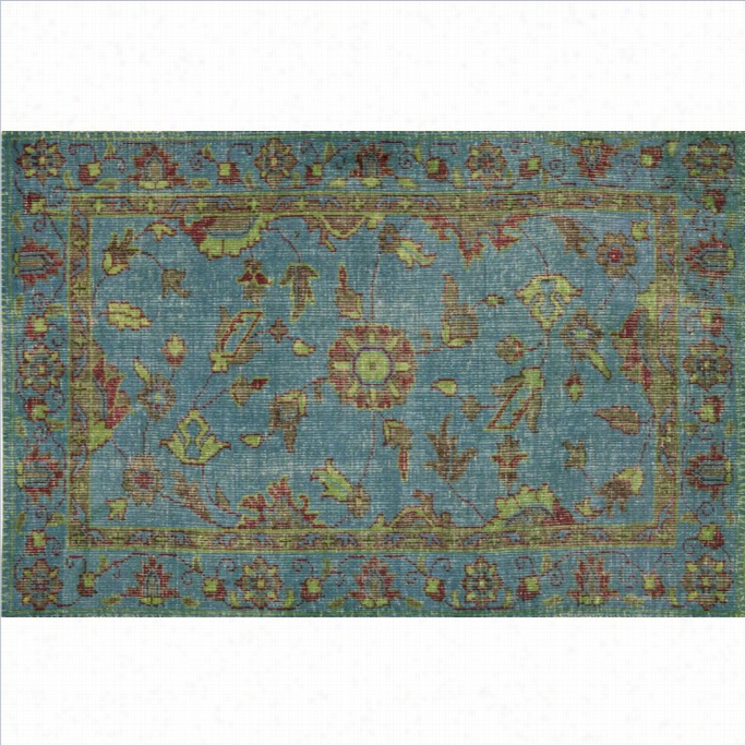 Moe's Stitch Rug In Green