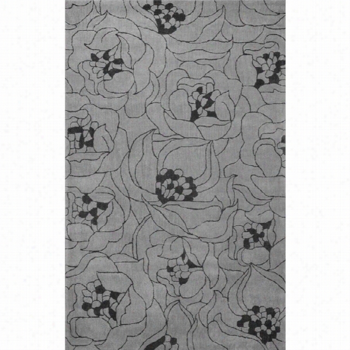 Nulooom 5' X 8' Hand Tufted Evelyn Area Rug In Gray