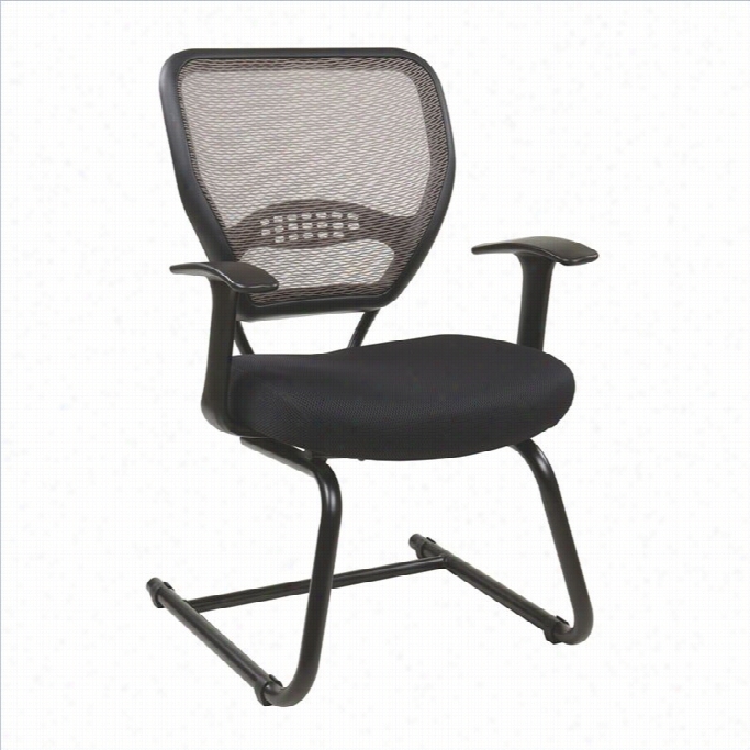 Office Star 55 Seriies Professional Airgrid Back Visitors Guest Chair Iin  Latte