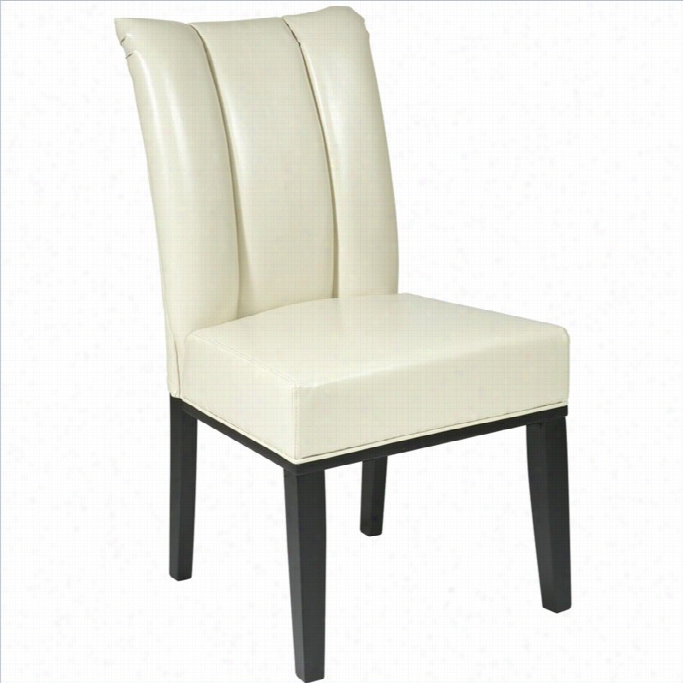 Office Staar Metro Pleated Backparsons Dining Chair In Cream