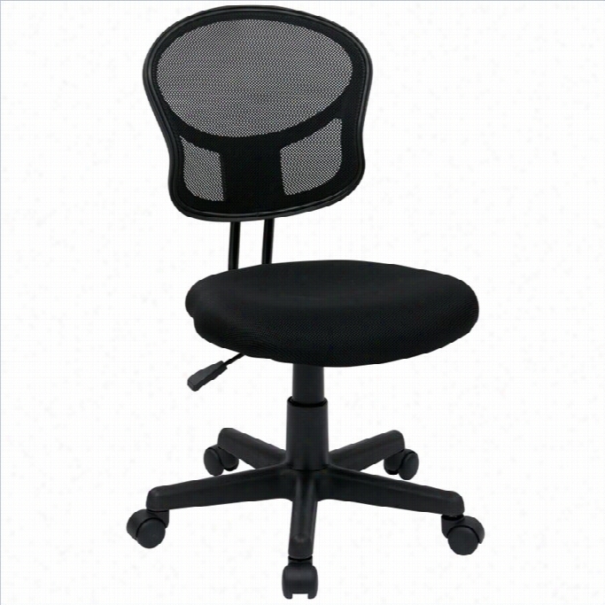 Office Star Osp Designs Seating Mesh Task Office Chair In Black