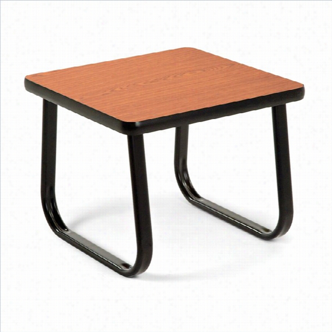 Ofm 20 X 20 End Table With Sled Base In Cherry