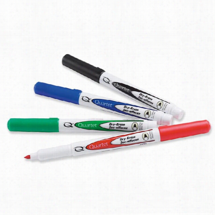 Quartet Anti=roll Dry Erase Markers