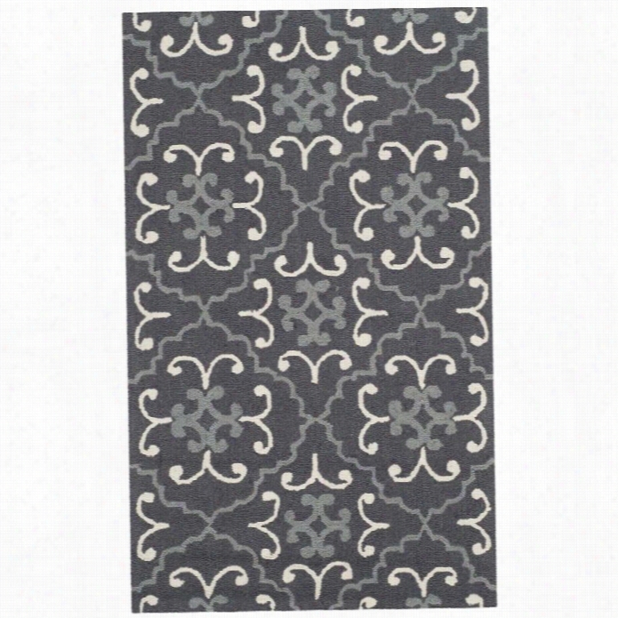 Safavieh Four Seasons D Ark Grey Indooro Utdoor Rug - Runnner 2'3 X 8'