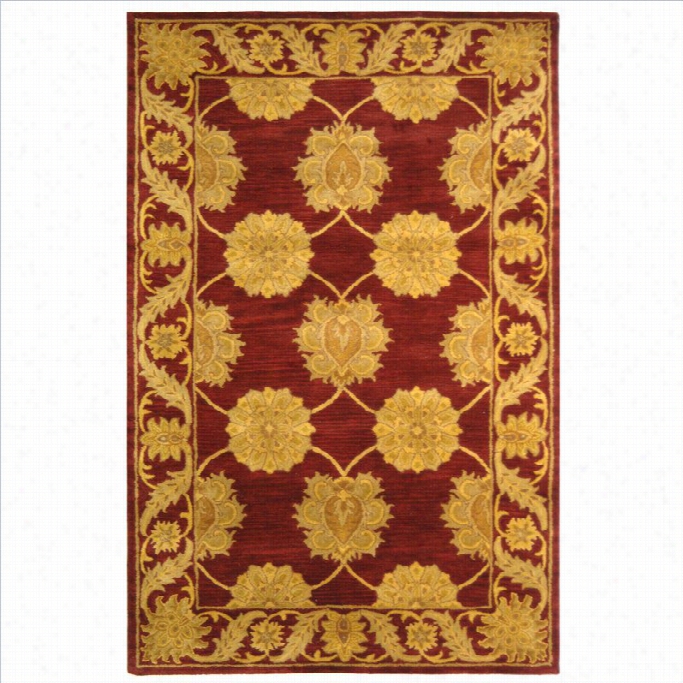 Safavieh Heritage Ryg In Maroon-2'-3 X 10' Runner