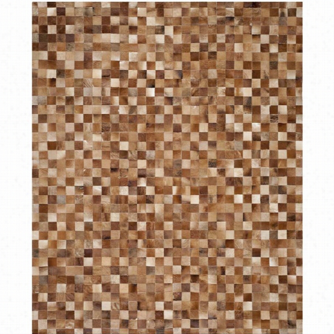 Safavieh Studio Leahter Brown Shag Rug - 8' X 1'