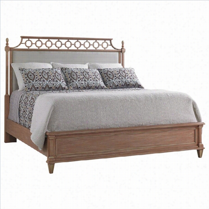 Stanley Funriture Preserve Quen Upholstered Bed In Rose