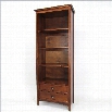 Wayborn 3 Shelf Bookcase with Drawers in Brown
