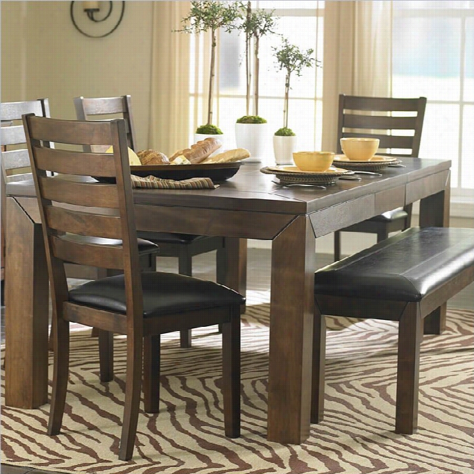 Trent Homee Ealeville Dining Table With Buttreffly Leaf