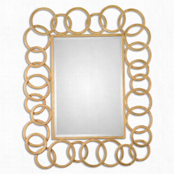 Uttermost Amena Gold Rings Mirror