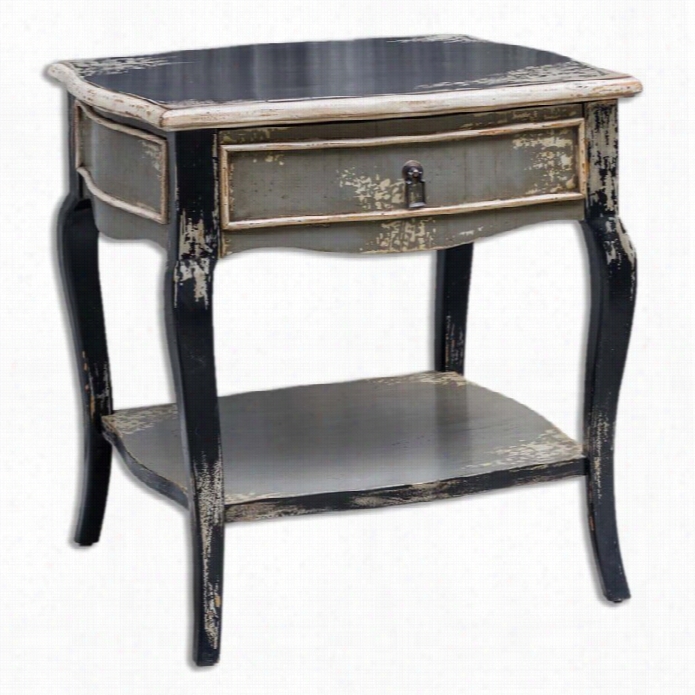 Uttermost Andrin Distressed Side Table