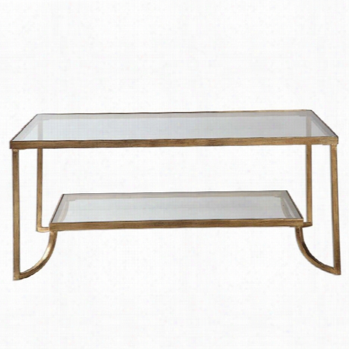 Uttermost Katna Gold Lefa Coffee Table