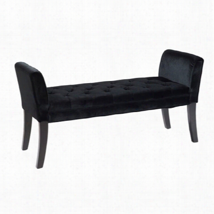 Armen Living Chatham Bench  In Black