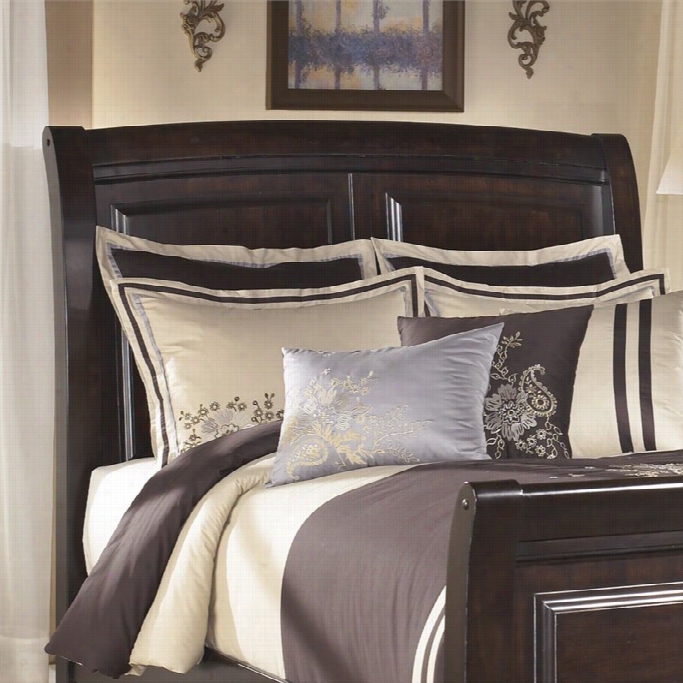 Ashley Ridgley Wood King California King Sleigh Panel Headboard