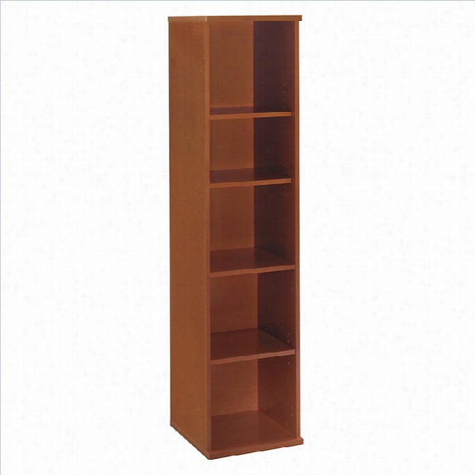 Bush Bbf Series C 18w 5-shelf Bookcase  In Auburnn Maple