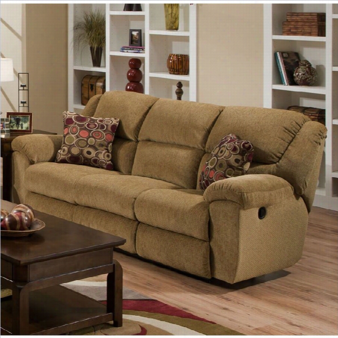 Catnapper Transformer Ultimate Reclining Sofa In Beige And Havana