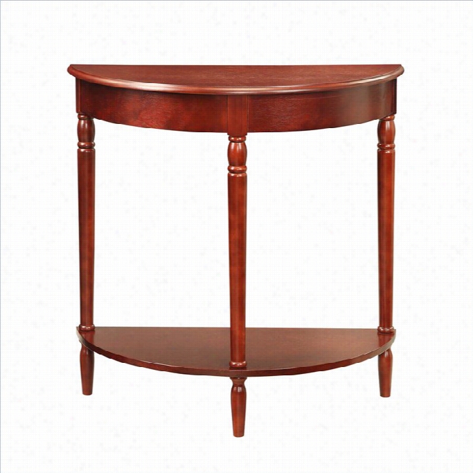 Convenience Concepts French Country Entryway Table - Dark Cherry