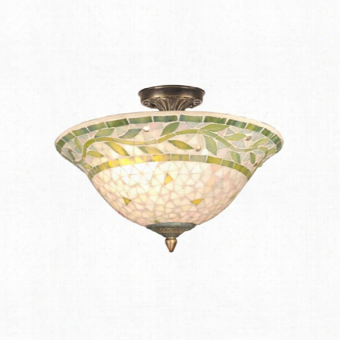 Dale Tiffany Cadenna Mosaaic Flush Mount